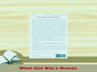 Download When God Was A Woman Merlin Stone Pdf